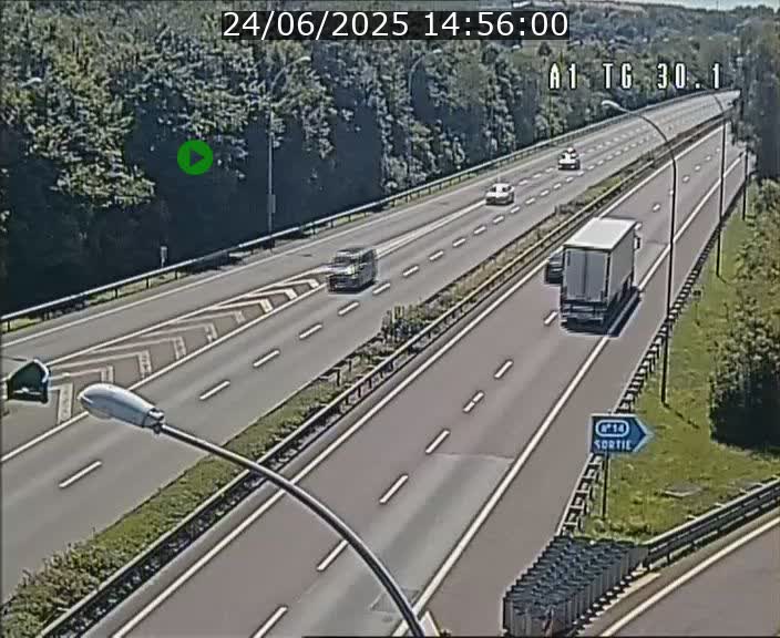 <h2>Traffic live webcam Luxembourg Grevenmacher - A1 direction Luxembourg - BK 30.1</h2>