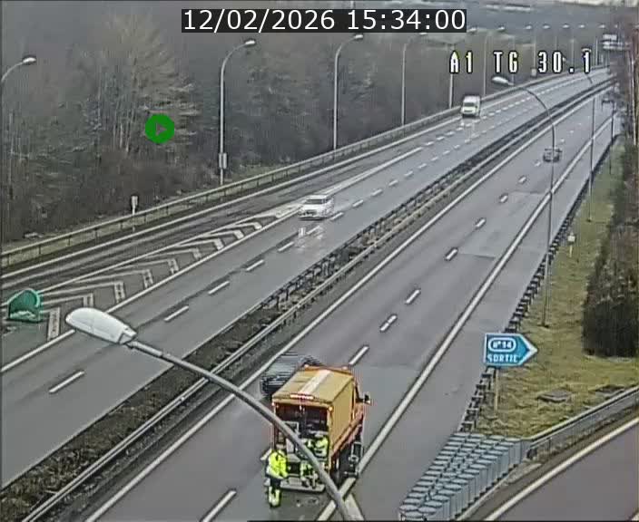 <h2>Traffic live webcam Luxembourg Grevenmacher - A1 direction Luxembourg - BK 30.1</h2>
