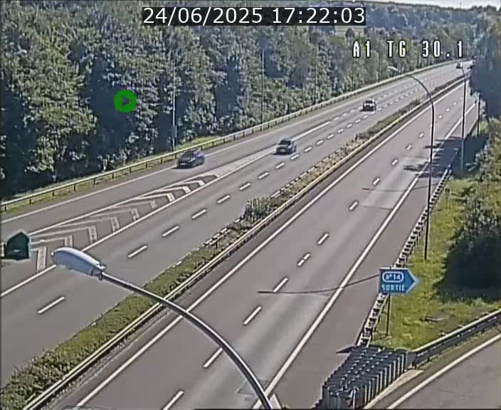 <h2>Traffic live webcam Luxembourg Grevenmacher - A1 direction Luxembourg - BK 30.1</h2>