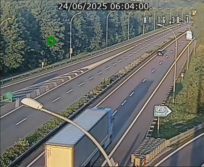 <h2>Traffic live webcam Luxembourg Grevenmacher - A1 direction Luxembourg - BK 30.1</h2>