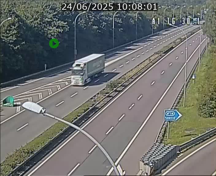<h2>Traffic live webcam Luxembourg Grevenmacher - A1 direction Luxembourg - BK 30.1</h2>