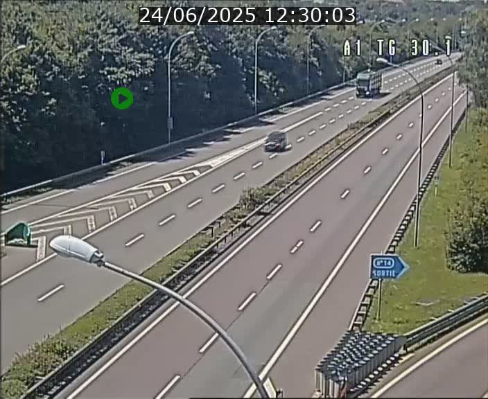<h2>Traffic live webcam Luxembourg Grevenmacher - A1 direction Luxembourg - BK 30.1</h2>