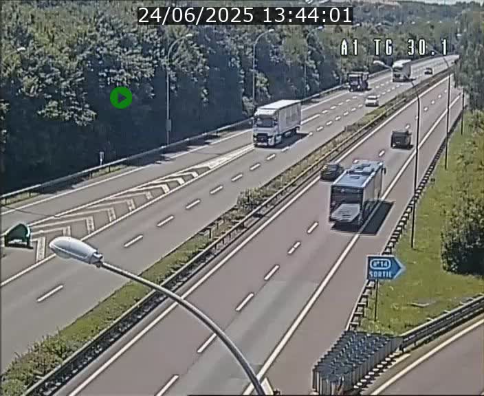 <h2>Traffic live webcam Luxembourg Grevenmacher - A1 direction Luxembourg - BK 30.1</h2>