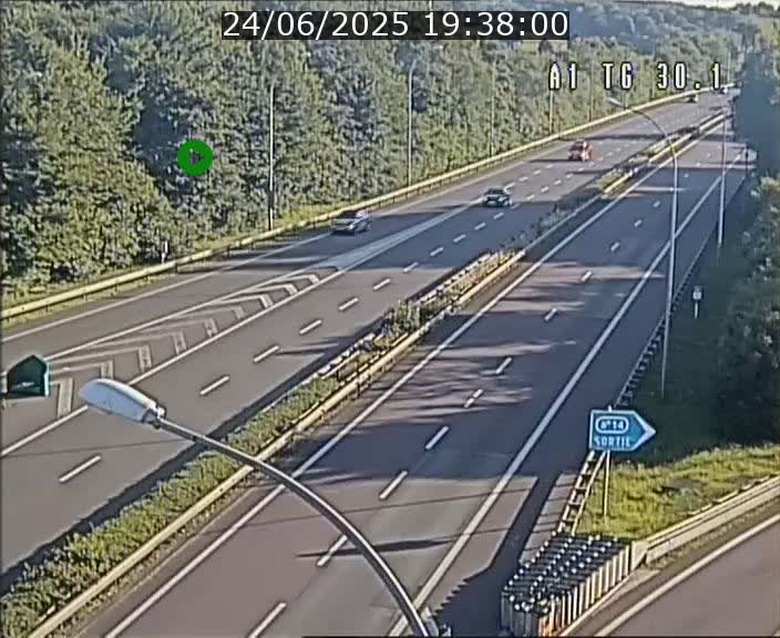 <h2>Traffic live webcam Luxembourg Grevenmacher - A1 direction Luxembourg - BK 30.1</h2>