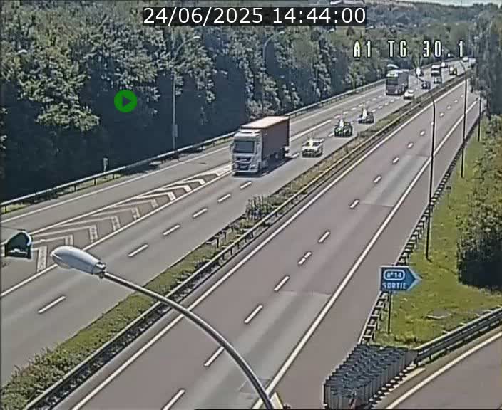 <h2>Traffic live webcam Luxembourg Grevenmacher - A1 direction Luxembourg - BK 30.1</h2>