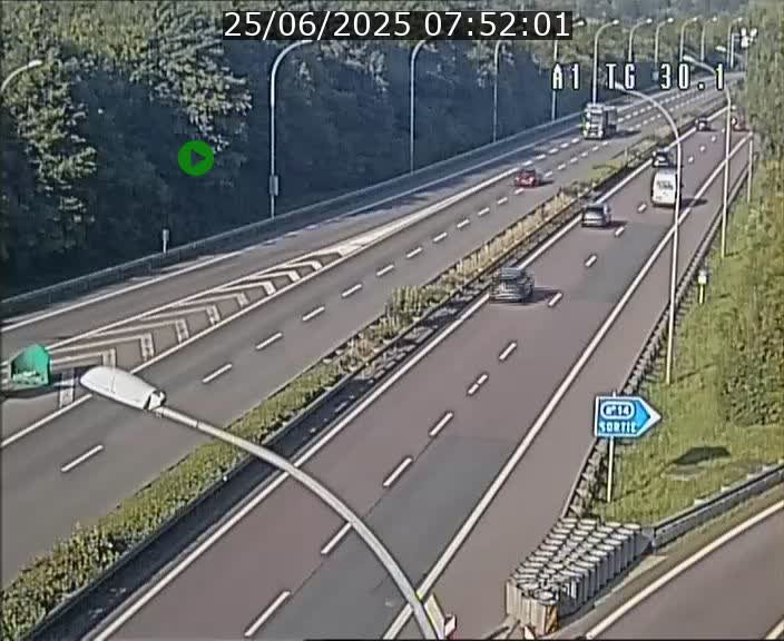 <h2>Traffic live webcam Luxembourg Grevenmacher - A1 direction Luxembourg - BK 30.1</h2>