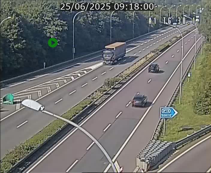 <h2>Traffic live webcam Luxembourg Grevenmacher - A1 direction Luxembourg - BK 30.1</h2>