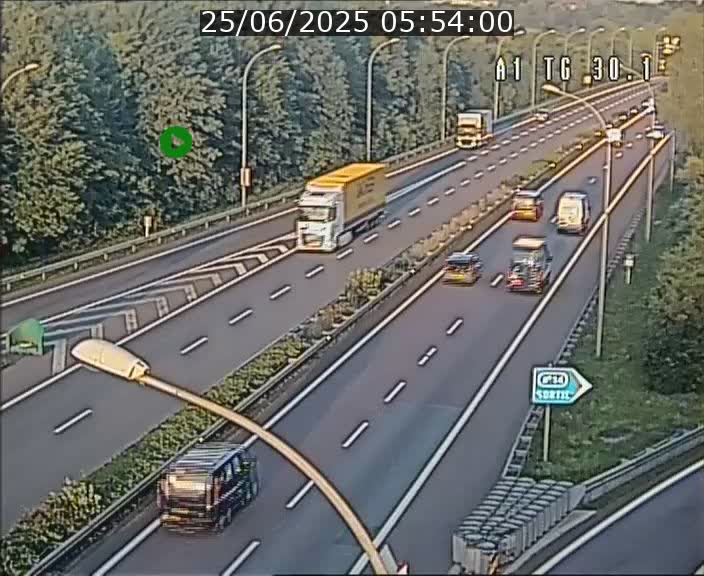 <h2>Traffic live webcam Luxembourg Grevenmacher - A1 direction Luxembourg - BK 30.1</h2>