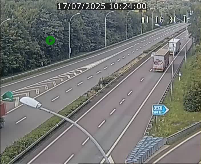 <h2>Traffic live webcam Luxembourg Grevenmacher - A1 direction Luxembourg - BK 30.1</h2>