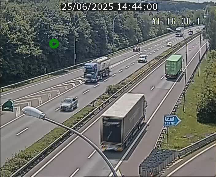 <h2>Traffic live webcam Luxembourg Grevenmacher - A1 direction Luxembourg - BK 30.1</h2>