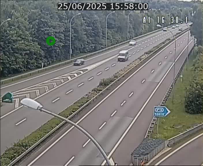 <h2>Traffic live webcam Luxembourg Grevenmacher - A1 direction Luxembourg - BK 30.1</h2>