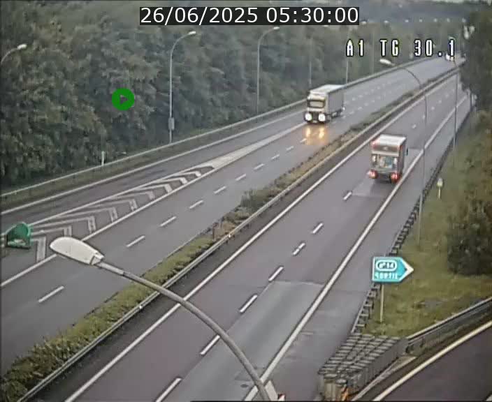 <h2>Traffic live webcam Luxembourg Grevenmacher - A1 direction Luxembourg - BK 30.1</h2>