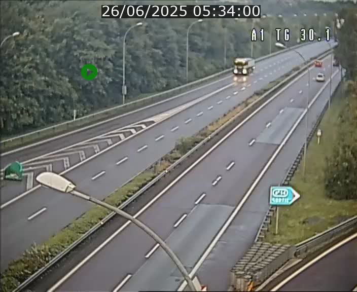 <h2>Traffic live webcam Luxembourg Grevenmacher - A1 direction Luxembourg - BK 30.1</h2>