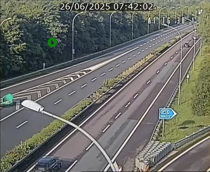 <h2>Traffic live webcam Luxembourg Grevenmacher - A1 direction Luxembourg - BK 30.1</h2>
