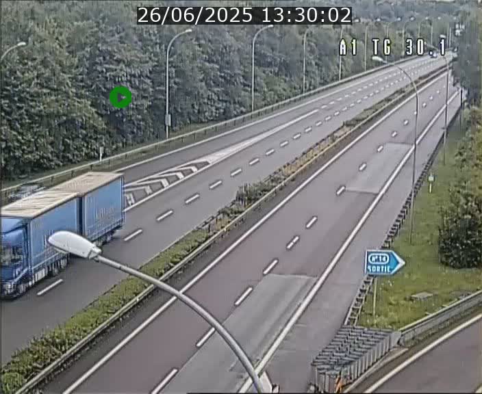 <h2>Traffic live webcam Luxembourg Grevenmacher - A1 direction Luxembourg - BK 30.1</h2>