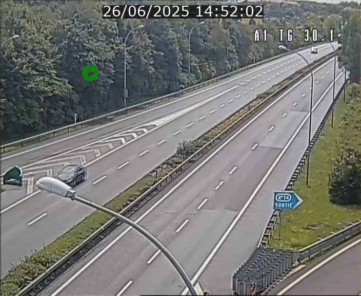 <h2>Traffic live webcam Luxembourg Grevenmacher - A1 direction Luxembourg - BK 30.1</h2>