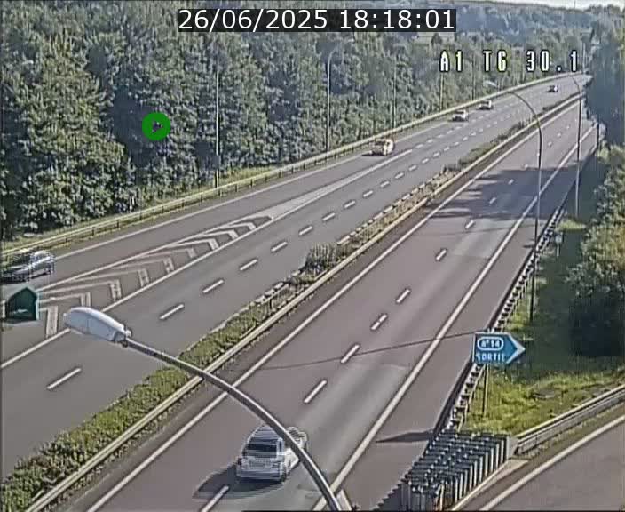 <h2>Traffic live webcam Luxembourg Grevenmacher - A1 direction Luxembourg - BK 30.1</h2>