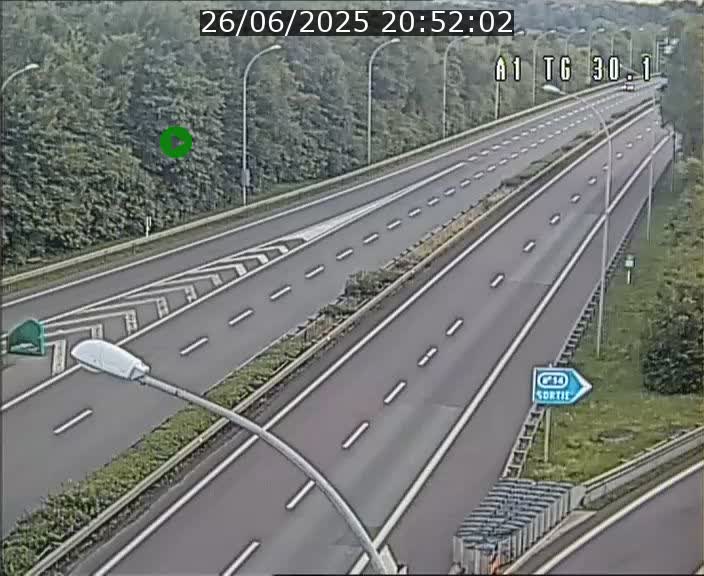 <h2>Traffic live webcam Luxembourg Grevenmacher - A1 direction Luxembourg - BK 30.1</h2>