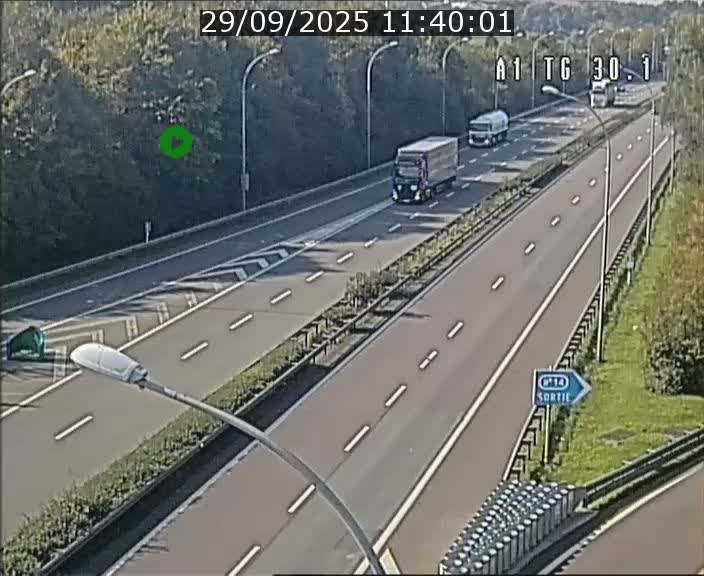 <h2>Traffic live webcam Luxembourg Grevenmacher - A1 direction Luxembourg - BK 30.1</h2>