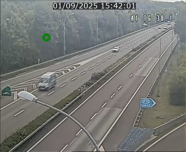 <h2>Traffic live webcam Luxembourg Grevenmacher - A1 direction Luxembourg - BK 30.1</h2>