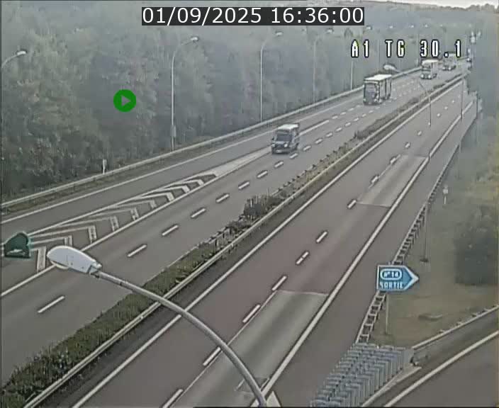 <h2>Traffic live webcam Luxembourg Grevenmacher - A1 direction Luxembourg - BK 30.1</h2>