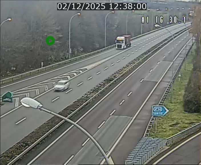<h2>Traffic live webcam Luxembourg Grevenmacher - A1 direction Luxembourg - BK 30.1</h2>