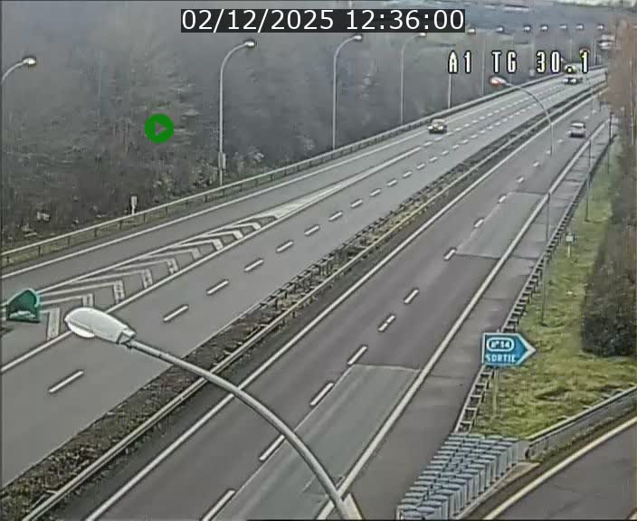 <h2>Traffic live webcam Luxembourg Grevenmacher - A1 direction Luxembourg - BK 30.1</h2>