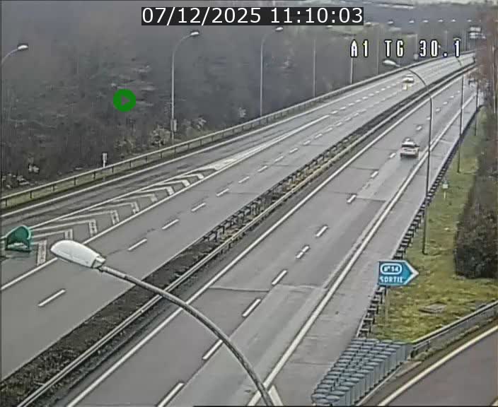 <h2>Traffic live webcam Luxembourg Grevenmacher - A1 direction Luxembourg - BK 30.1</h2>