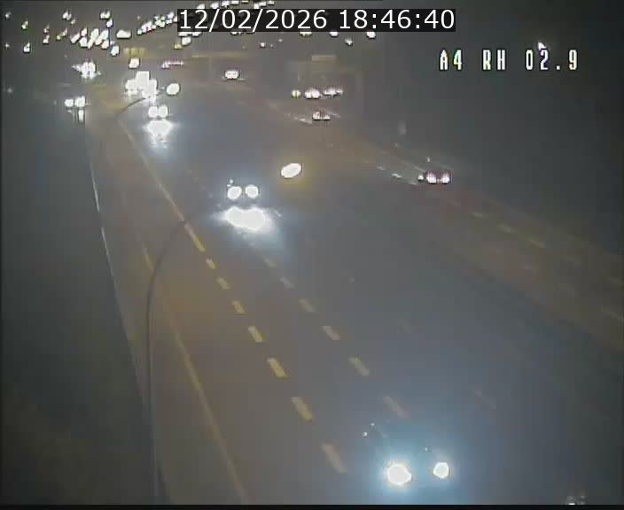 Webcam traffic A4 Luxembourg - BK 2.9 - Croix de Cessange (direction Luxembourg)