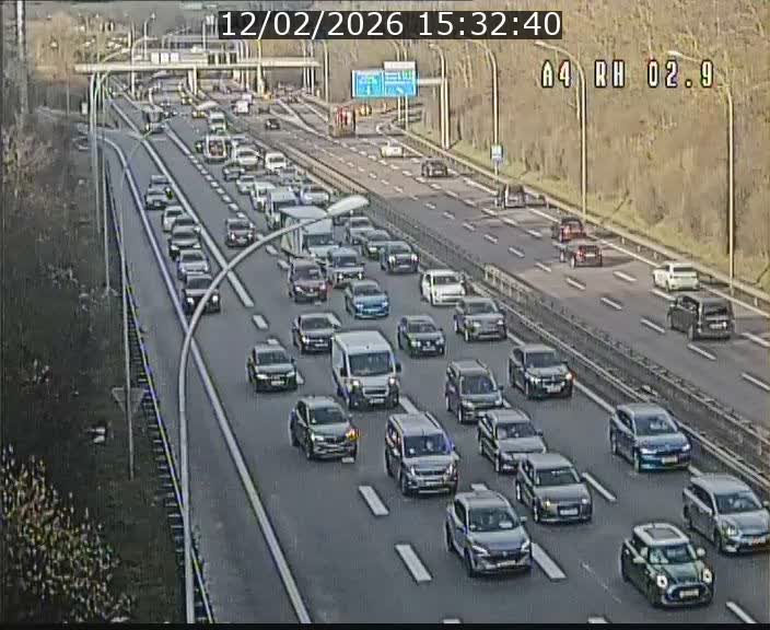 <h2>Webcam traffic A4 Luxembourg - BK 2.9 - Croix de Cessange (direction Luxembourg)</h2>
