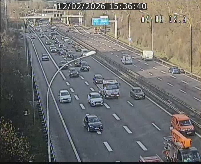 <h2>Webcam traffic A4 Luxembourg - BK 2.9 - Croix de Cessange (direction Luxembourg)</h2>