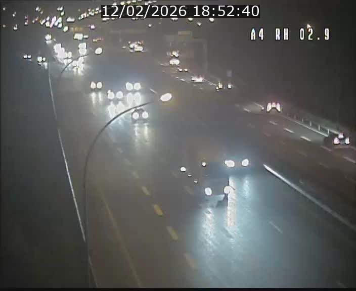 Webcam traffic A4 Luxembourg - BK 2.9 - Croix de Cessange (direction Luxembourg)