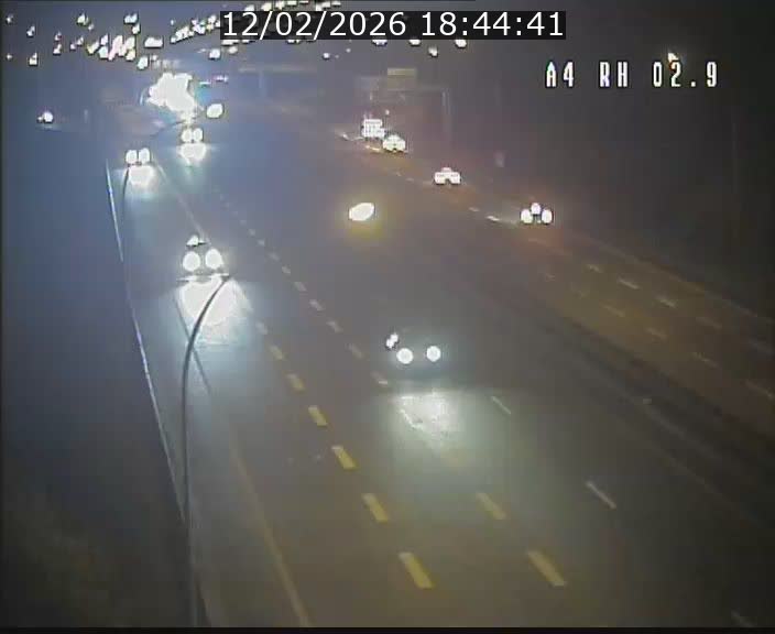 Webcam traffic A4 Luxembourg - BK 2.9 - Croix de Cessange (direction Luxembourg)