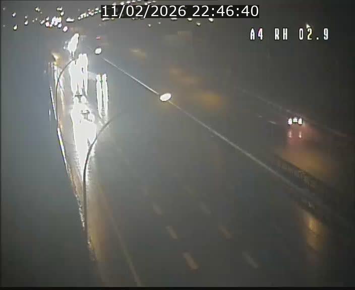 Webcam traffic A4 Luxembourg - BK 2.9 - Croix de Cessange (direction Luxembourg)