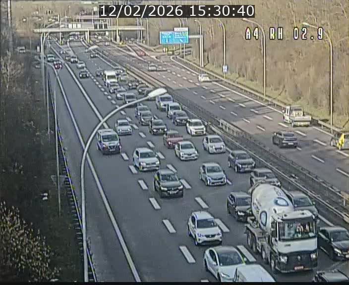 <h2>Webcam traffic A4 Luxembourg - BK 2.9 - Croix de Cessange (direction Luxembourg)</h2>