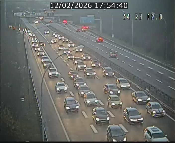 <h2>Webcam traffic A4 Luxembourg - BK 2.9 - Croix de Cessange (direction Luxembourg)</h2>