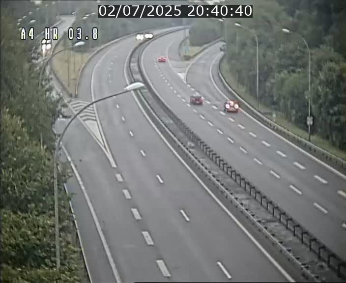 Webcam traffic A4 Luxembourg - BK 3.8 - Leudelange (direction Esch sur Alzette)