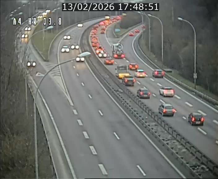Webcam traffic A4 Luxembourg - BK 3.8 - Leudelange (direction Esch sur Alzette)