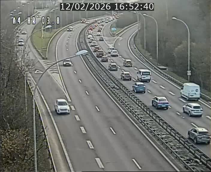 Webcam traffic A4 Luxembourg - BK 3.8 - Leudelange (direction Esch sur Alzette)