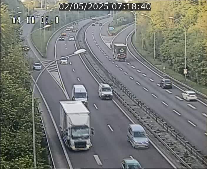 Webcam traffic A4 Luxembourg - BK 3.8 - Leudelange (direction Esch sur Alzette)