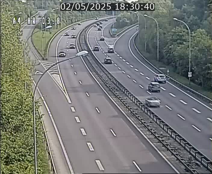 Webcam traffic A4 Luxembourg - BK 3.8 - Leudelange (direction Esch sur Alzette)