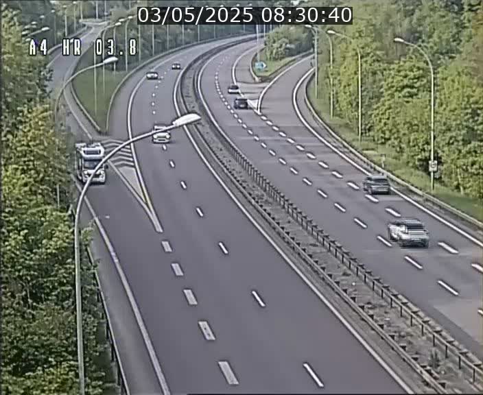 Webcam traffic A4 Luxembourg - BK 3.8 - Leudelange (direction Esch sur Alzette)