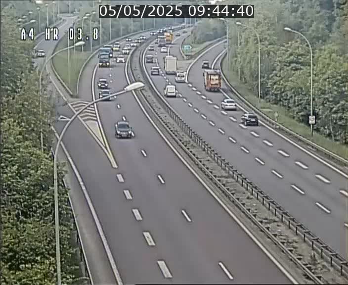 Webcam traffic A4 Luxembourg - BK 3.8 - Leudelange (direction Esch sur Alzette)