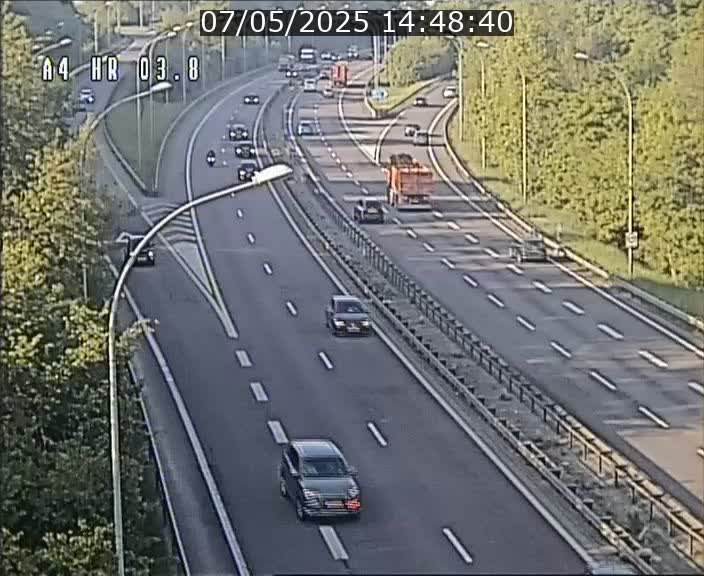 Webcam traffic A4 Luxembourg - BK 3.8 - Leudelange (direction Esch sur Alzette)
