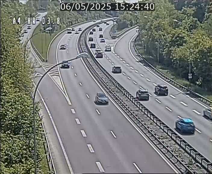 Webcam traffic A4 Luxembourg - BK 3.8 - Leudelange (direction Esch sur Alzette)