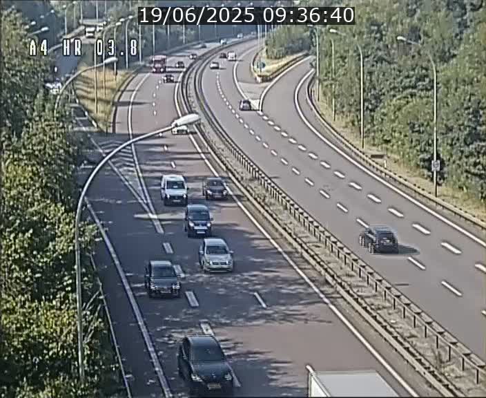 Webcam traffic A4 Luxembourg - BK 3.8 - Leudelange (direction Esch sur Alzette)