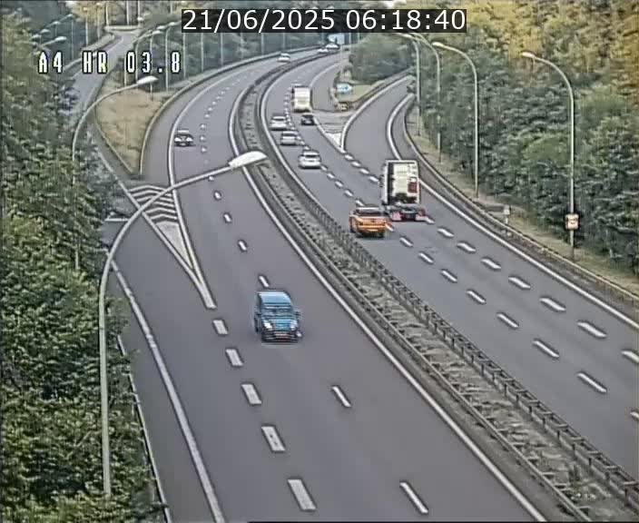 Webcam traffic A4 Luxembourg - BK 3.8 - Leudelange (direction Esch sur Alzette)
