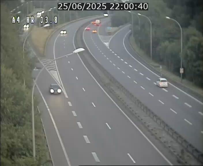 Webcam traffic A4 Luxembourg - BK 3.8 - Leudelange (direction Esch sur Alzette)