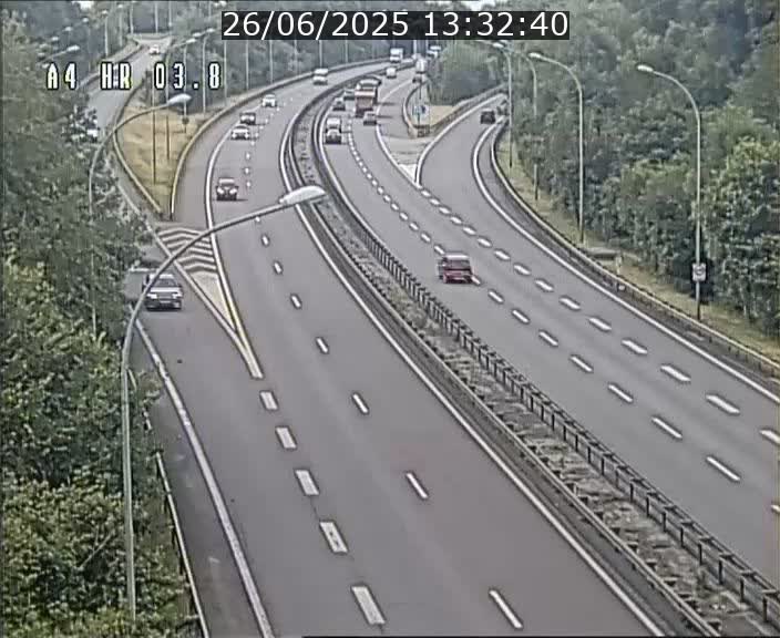 Webcam traffic A4 Luxembourg - BK 3.8 - Leudelange (direction Esch sur Alzette)