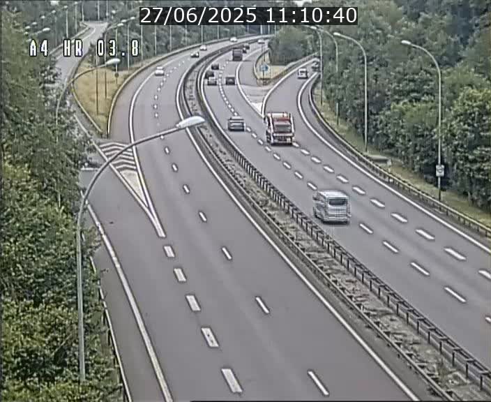 Webcam traffic A4 Luxembourg - BK 3.8 - Leudelange (direction Esch sur Alzette)